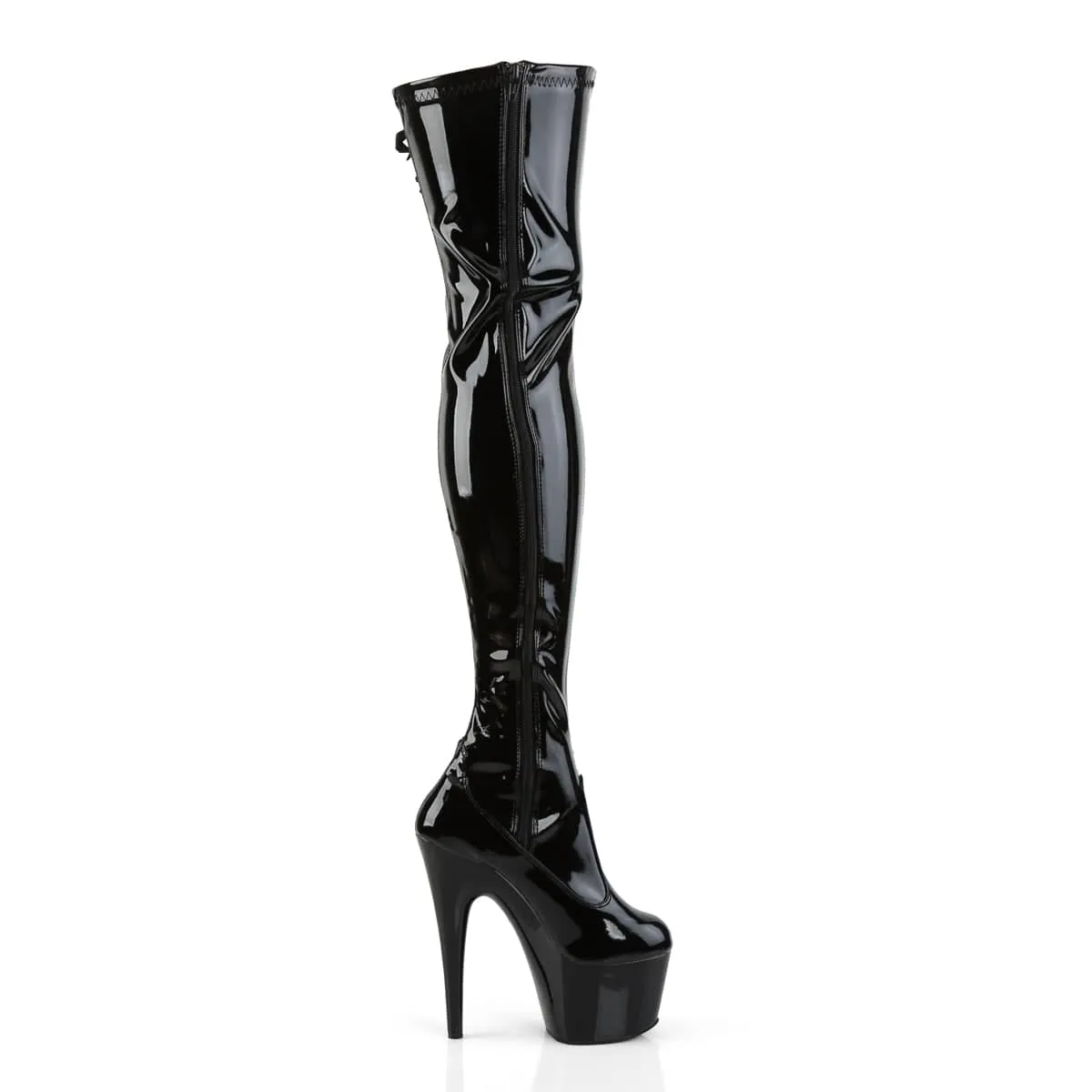 ADORE-3050 Black Thigh High Boots