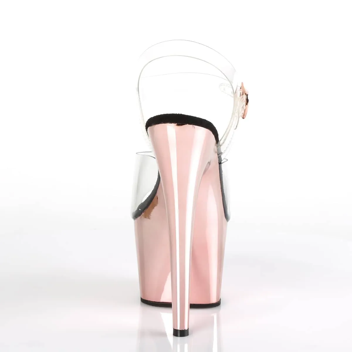 ADORE-708 Rose Gold Metallic Platform Heels