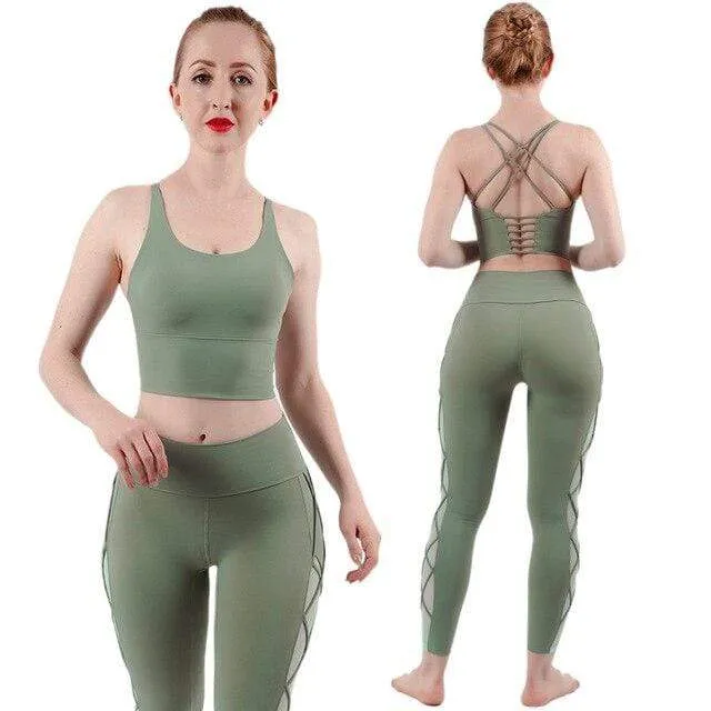 Agile Mesh Design Activewear Set