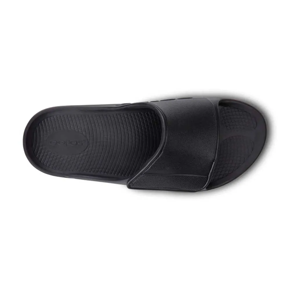 All Gender OOahh Sport Flex Slide - Black Matte - Regular (D)