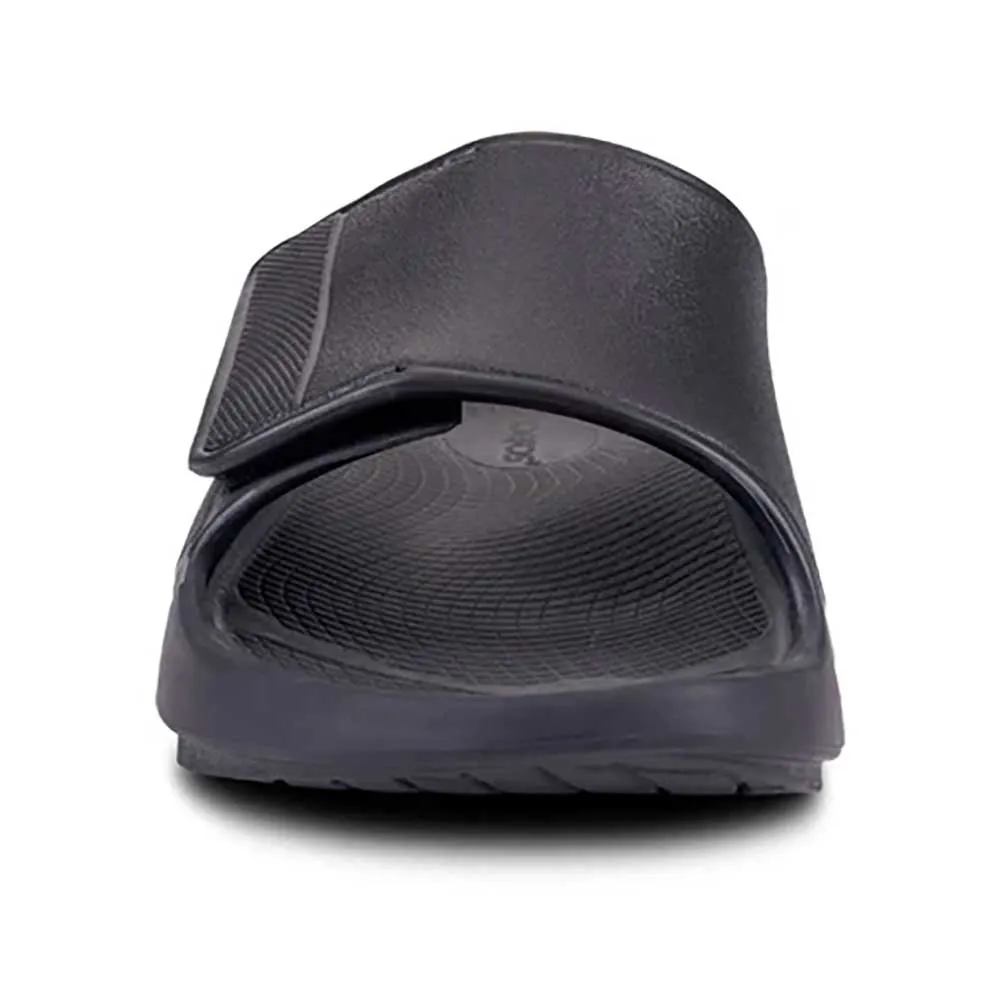 All Gender OOahh Sport Flex Slide - Black Matte - Regular (D)