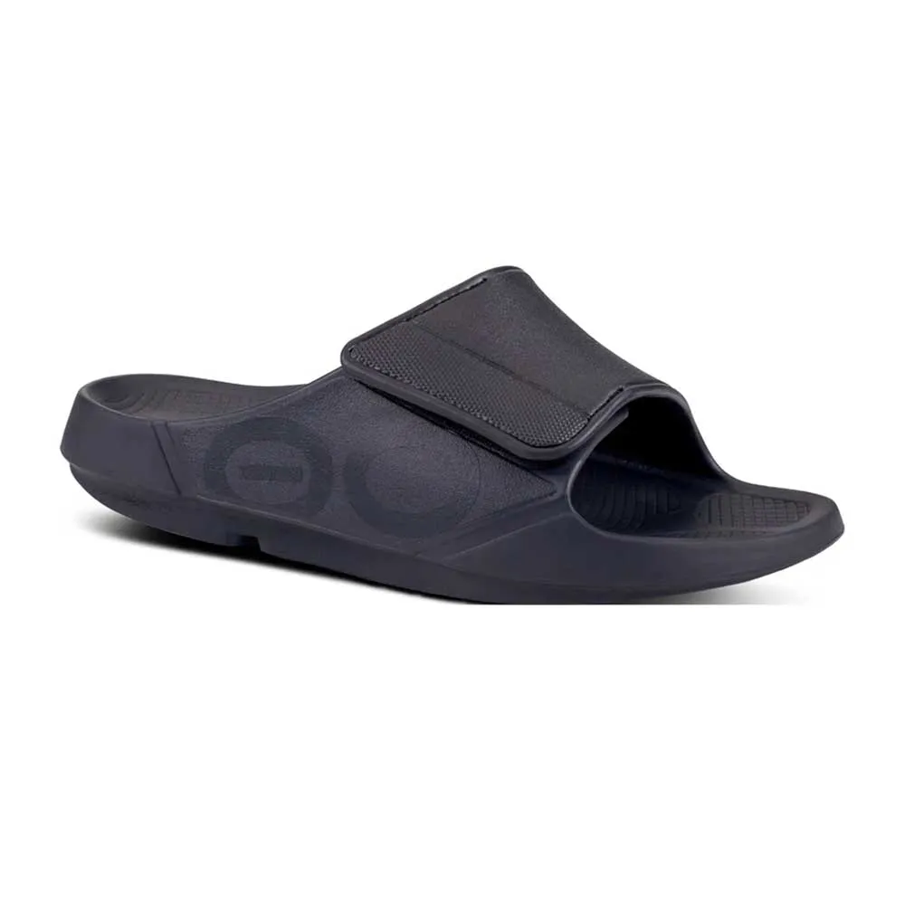 All Gender OOahh Sport Flex Slide - Black Matte - Regular (D)