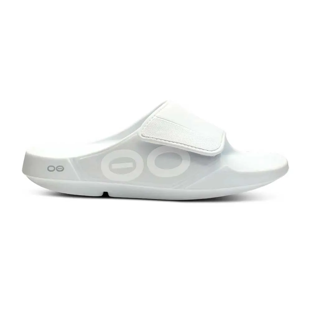 All Gender OOahh Sport Flex Slide - White - Regular (D)