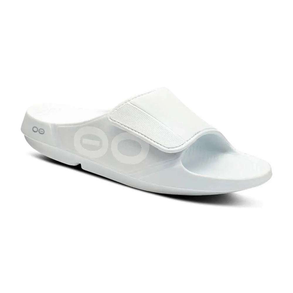 All Gender OOahh Sport Flex Slide - White - Regular (D)