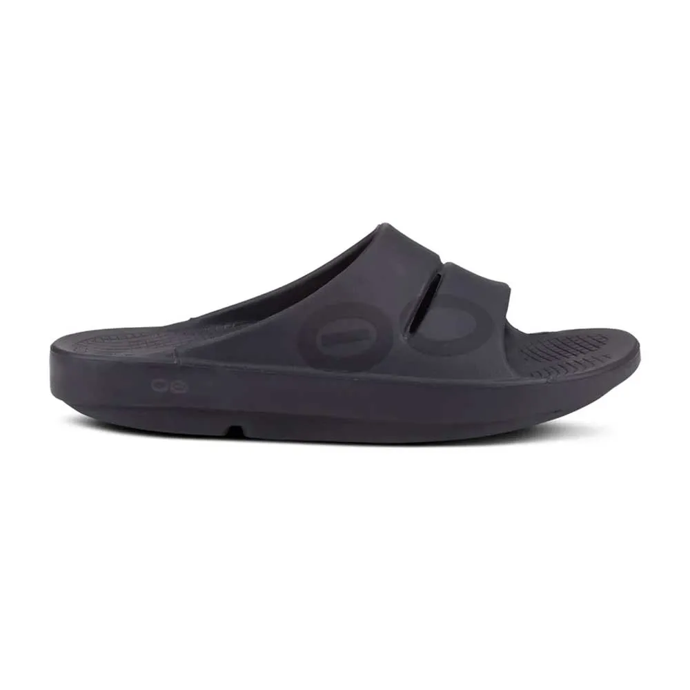 All Gender OOahh Sport Slide - Black/Black - Regular (D)