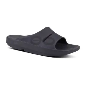 All Gender OOahh Sport Slide - Black/Black - Regular (D)