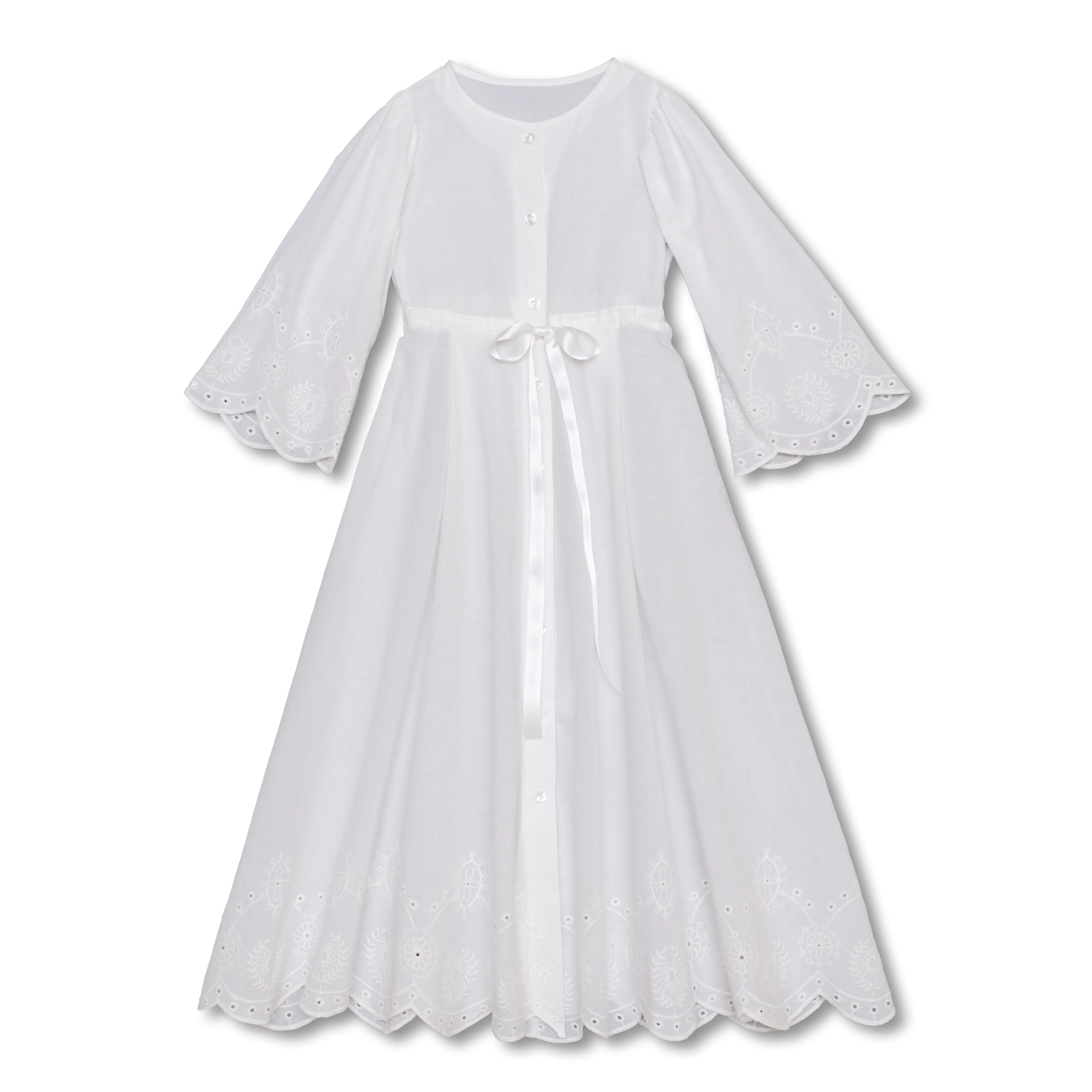 ANETTA GIRLS COTTON NIGHTDRESS WHITE