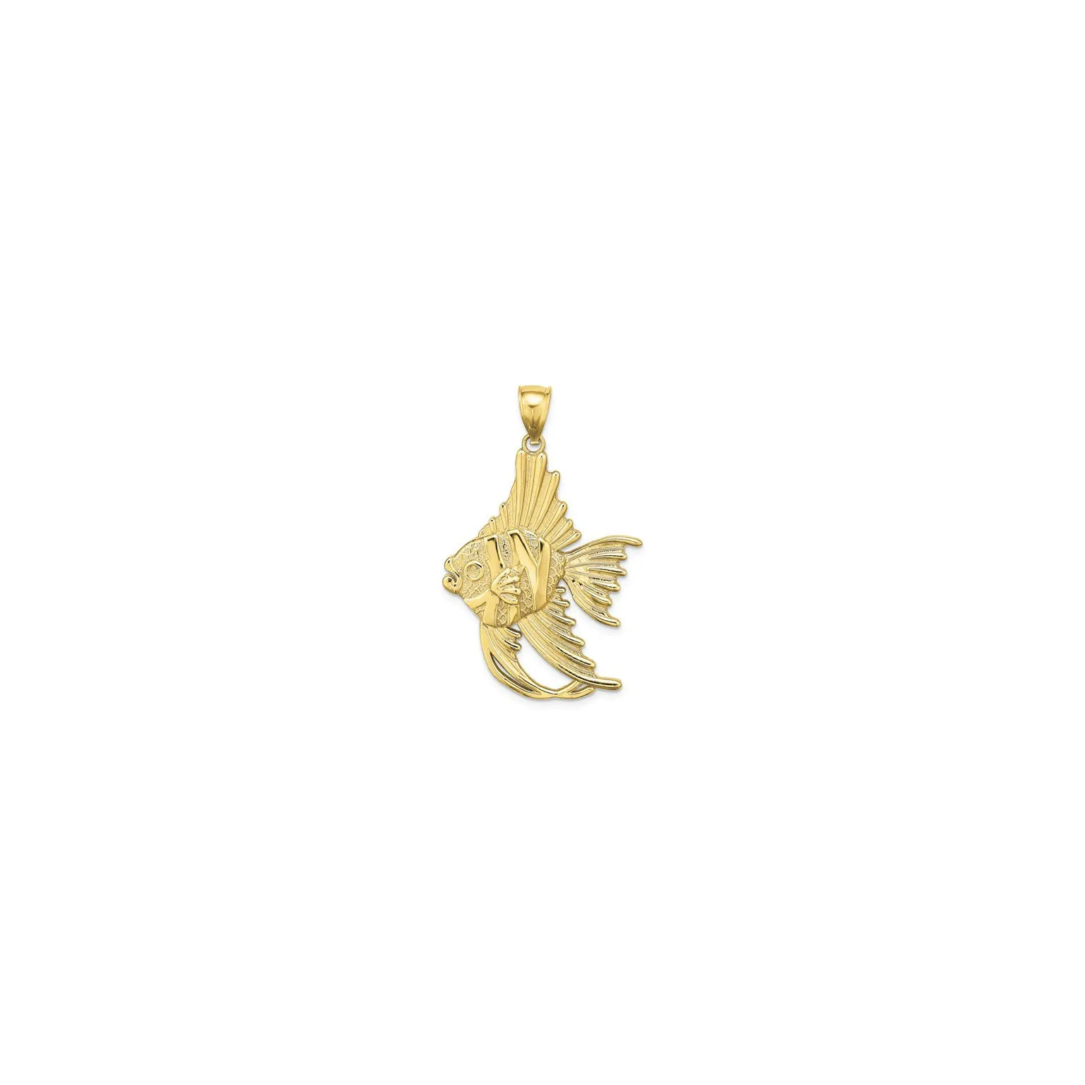 Angel Fish Pendant (14K)