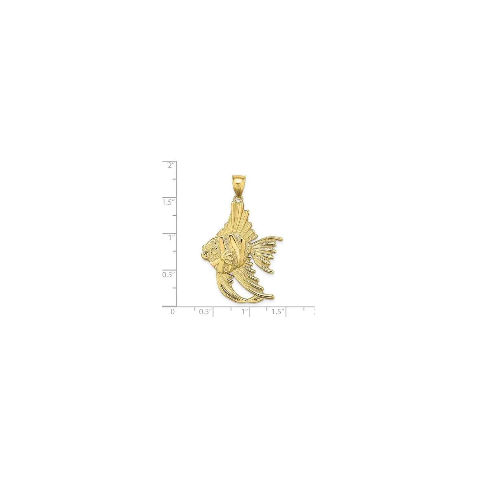 Angel Fish Pendant (14K)