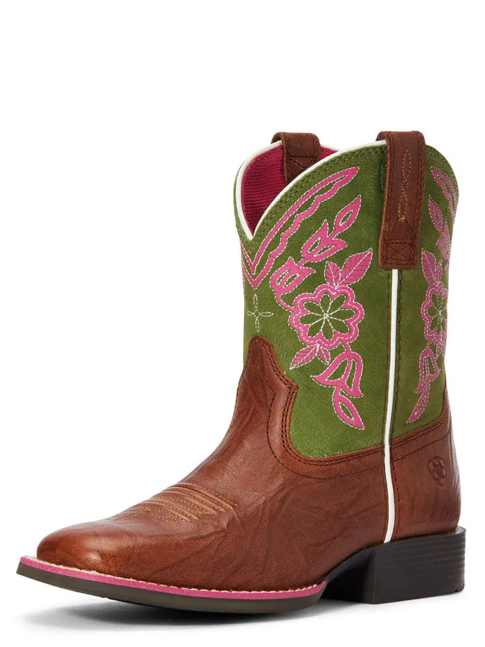 Ariat 10034066 Kids Cattle Cate Western Boot Copper Penny - D