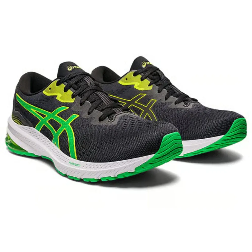 ASICS Men's GT-1000 11 Running Shoe (Black/Cilantro)