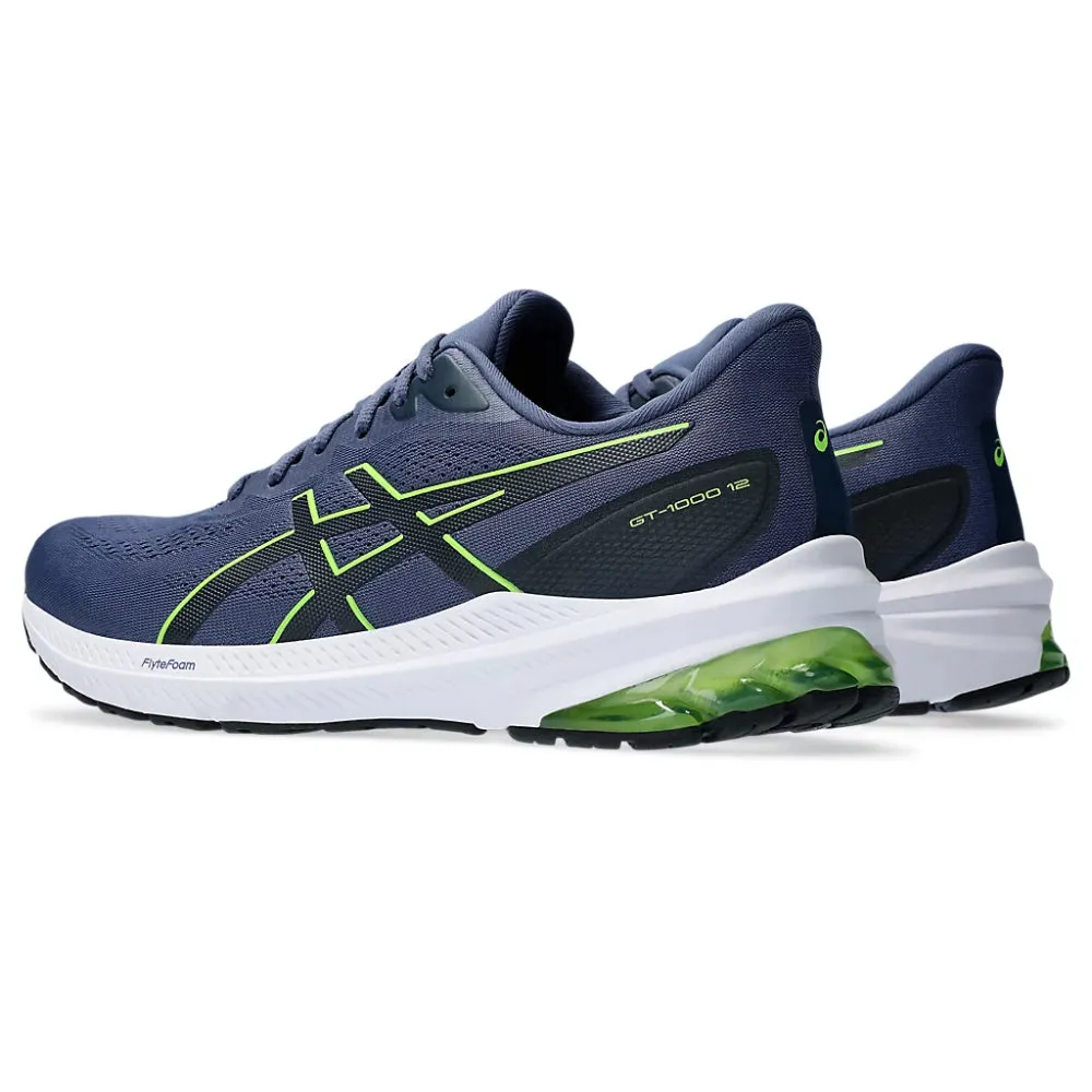 ASICS Men's GT-1000 12 Running Shoe (Thunder Blue/Electric Lime)