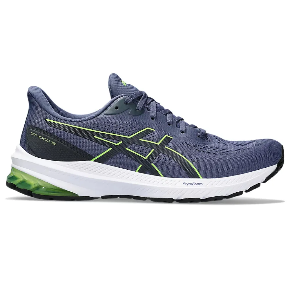 ASICS Men's GT-1000 12 Running Shoe (Thunder Blue/Electric Lime)