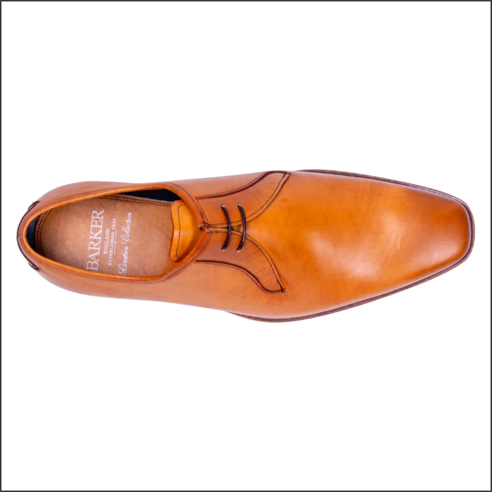 Barker Derwent - Cedar Calf Hatch Effect Derby Shoe--