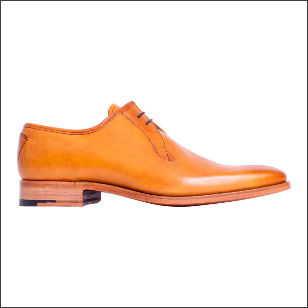 Barker Derwent - Cedar Calf Hatch Effect Derby Shoe--