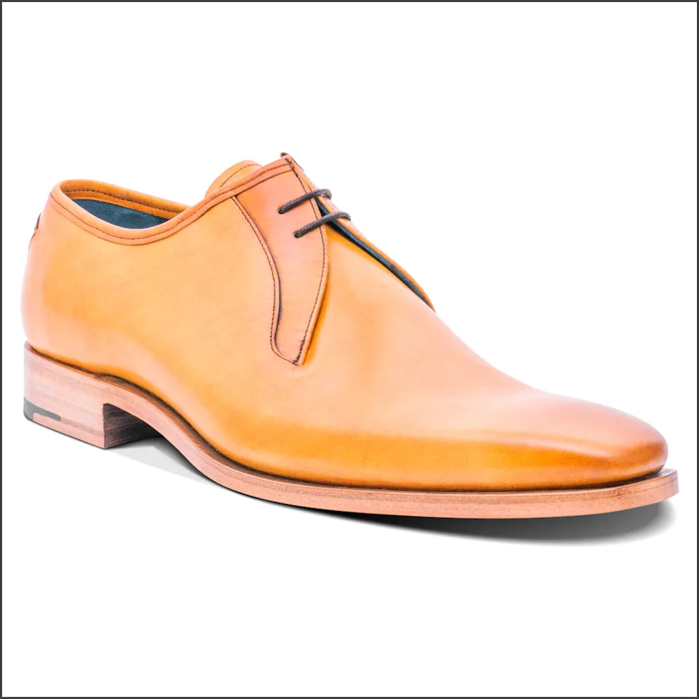 Barker Derwent - Cedar Calf Hatch Effect Derby Shoe--