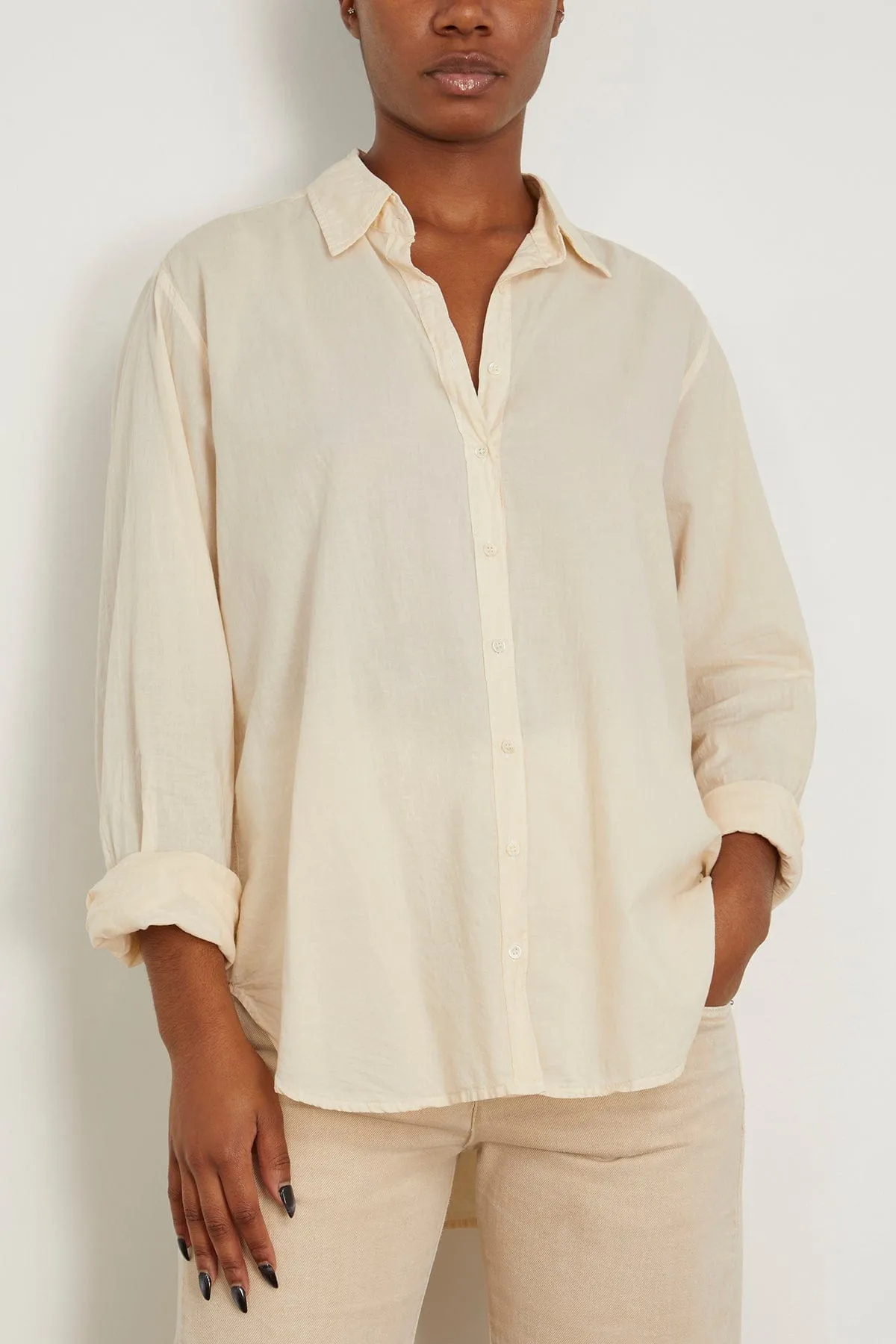 Beau Shirt in Pale Straw