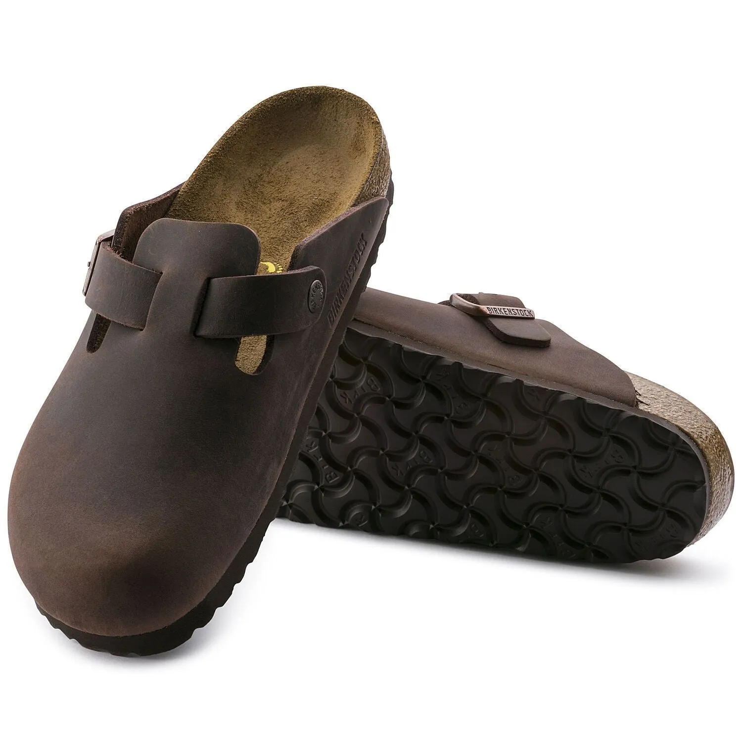 Birkenstock Boston Oiled Leather Habana Unisex