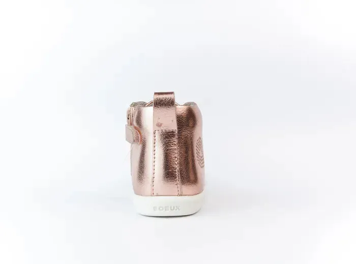 Bobux Iwalk Alley-Oop Boot - Rose Gold Metallic