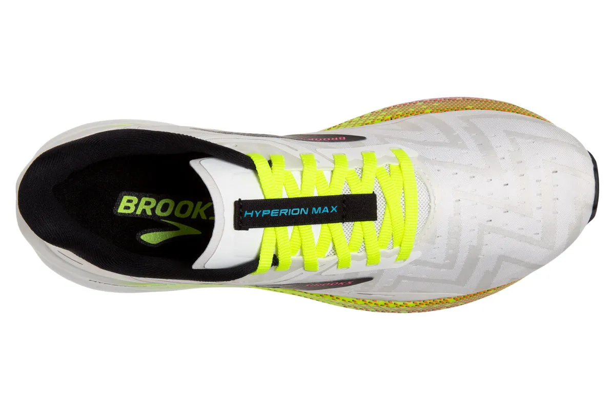 Brooks Hyperion Max D White/Black/Nightlife Mens