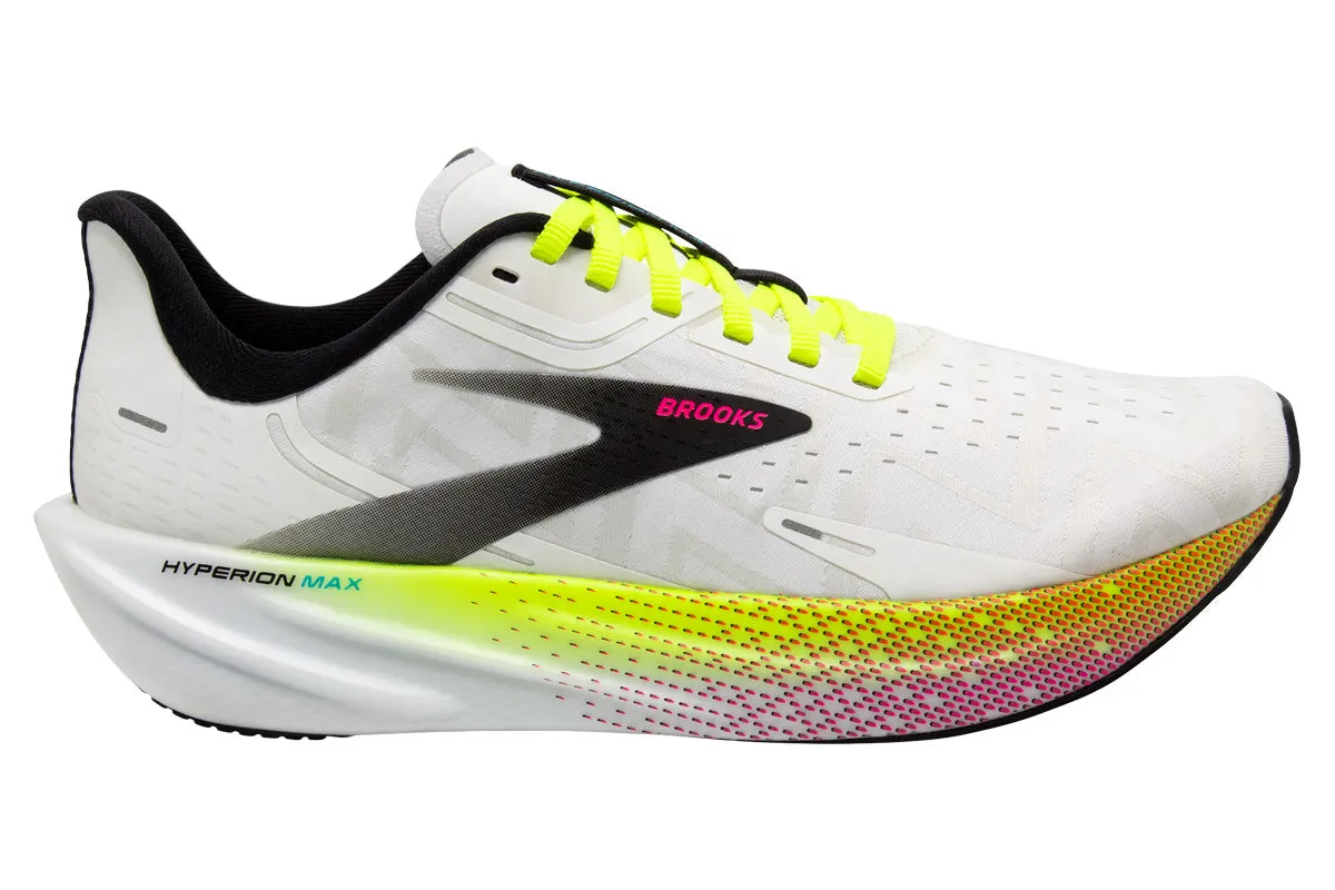 Brooks Hyperion Max D White/Black/Nightlife Mens