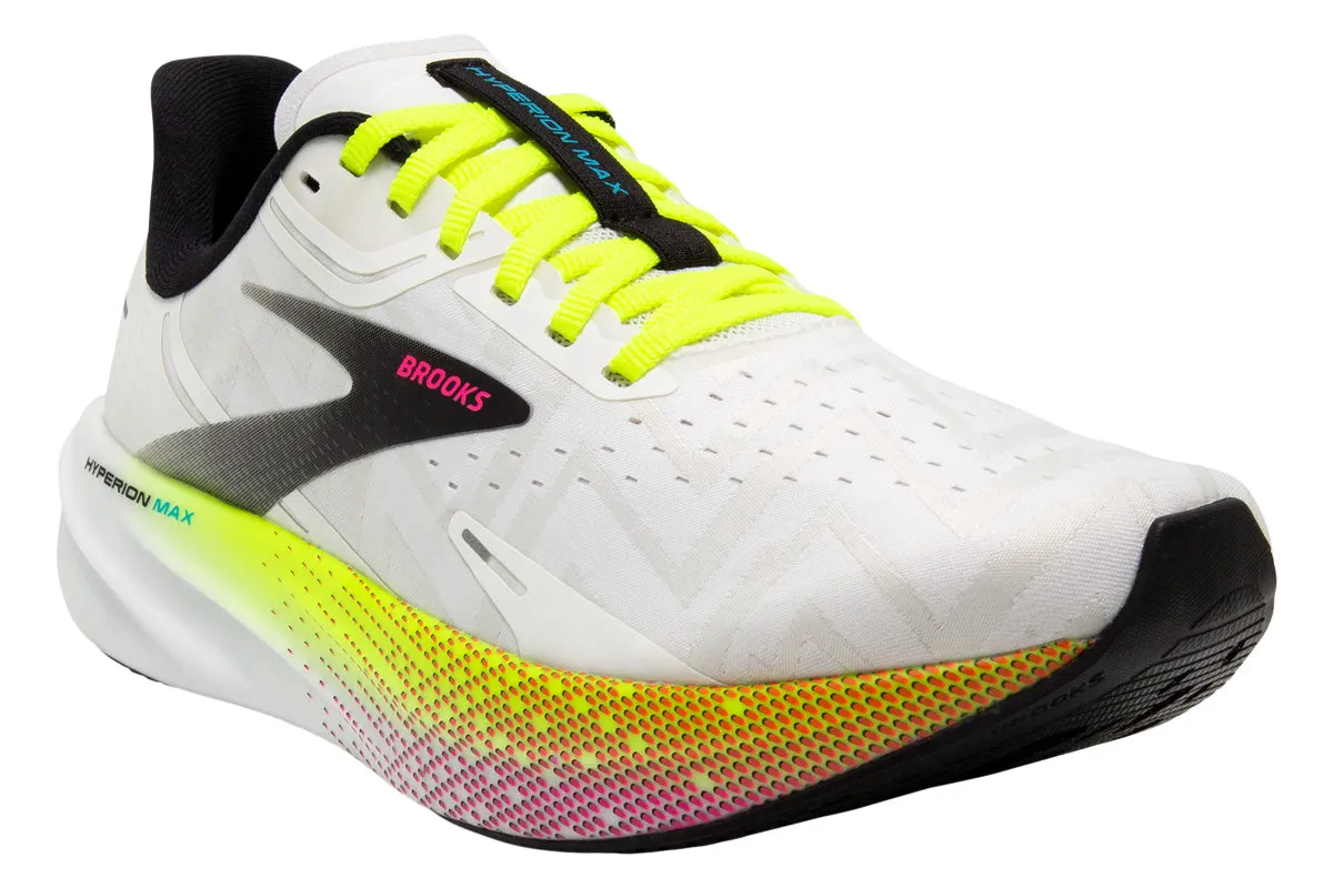 Brooks Hyperion Max D White/Black/Nightlife Mens