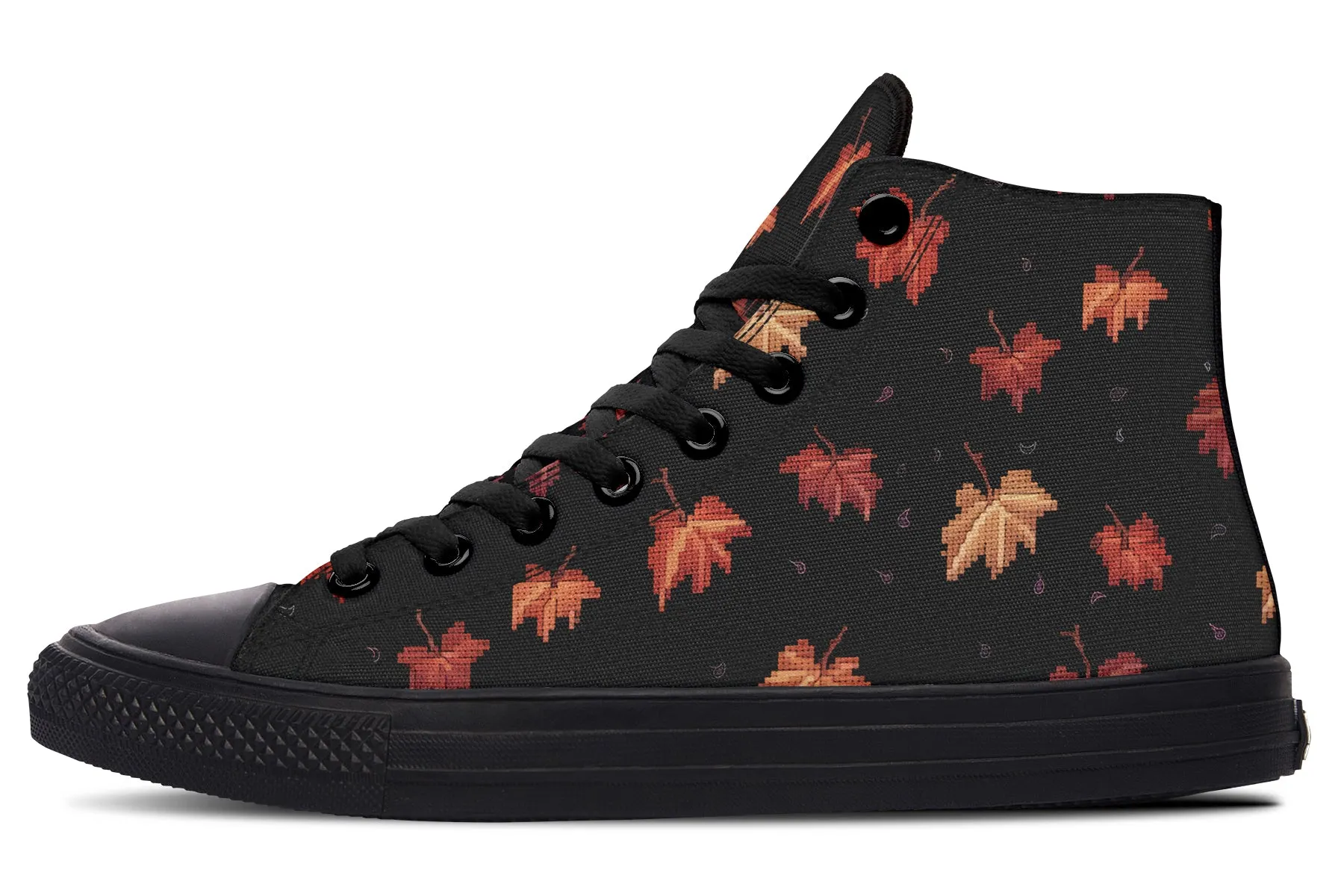 Cozy Autumn High Tops - Classic Premium Canvas Shoes with Comfortable and Durable Soles