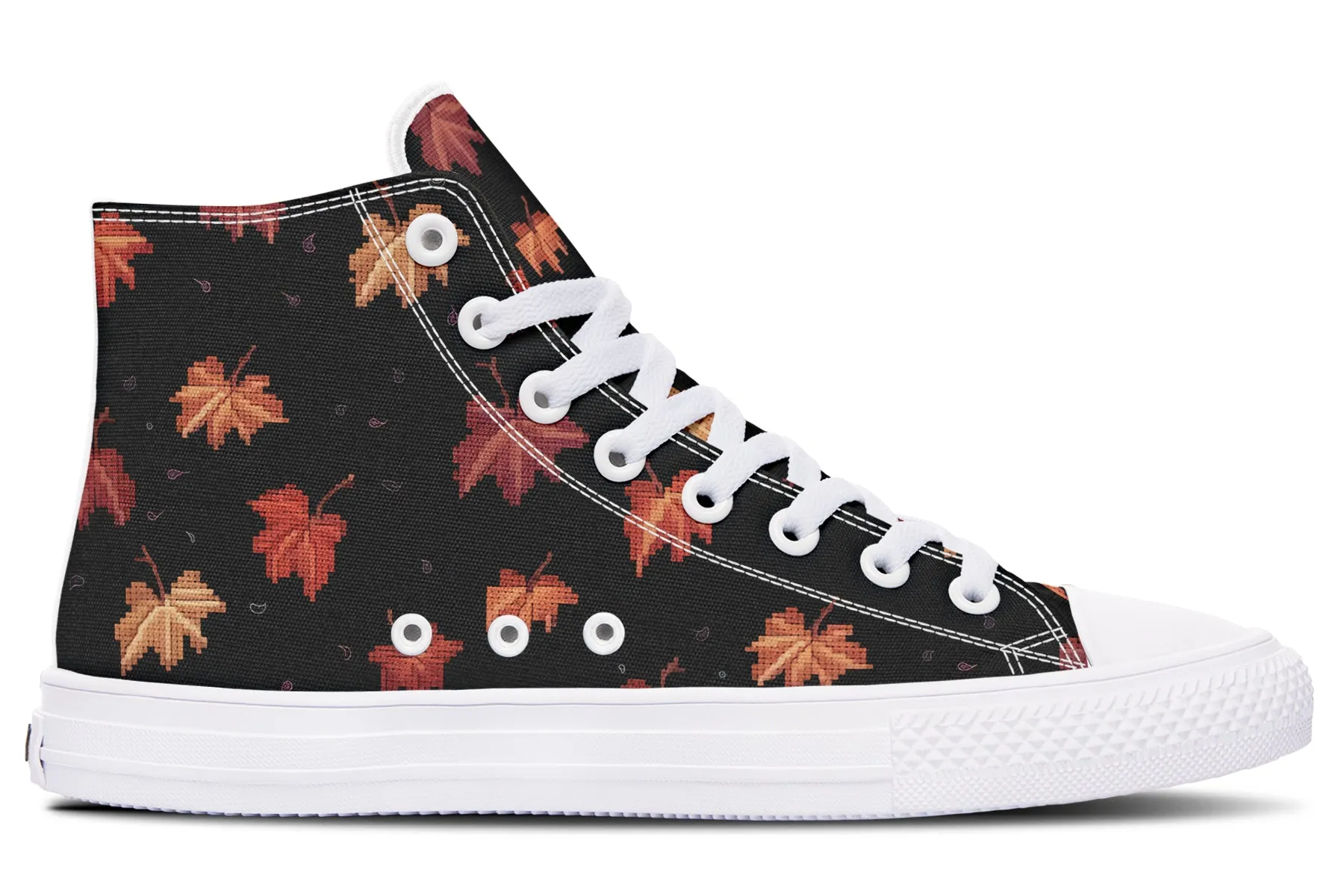 Cozy Autumn High Tops - Classic Premium Canvas Shoes with Comfortable and Durable Soles