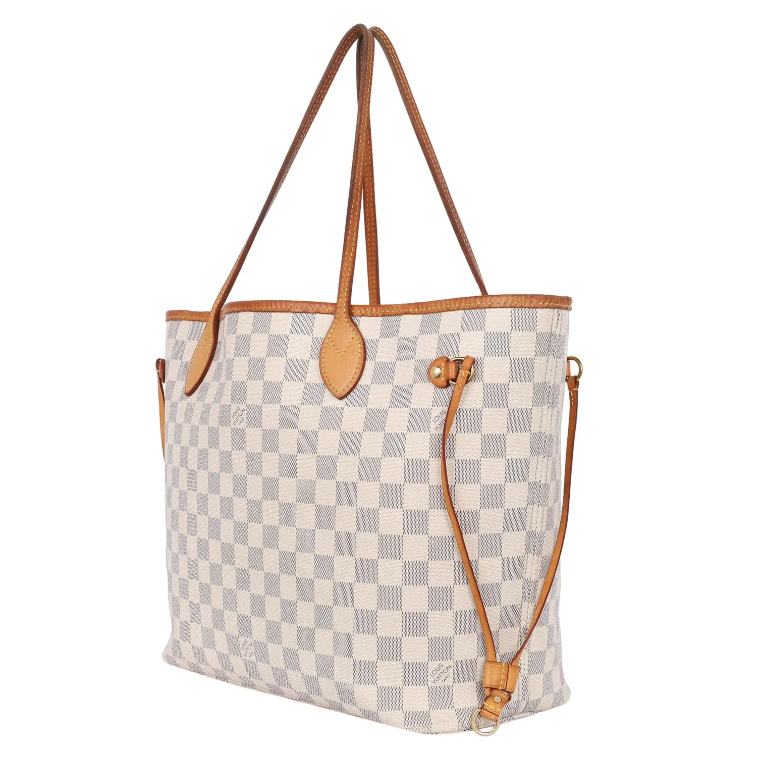 Damier Azur Canvas Neverfull MM Tote (Authentic Pre-owned)