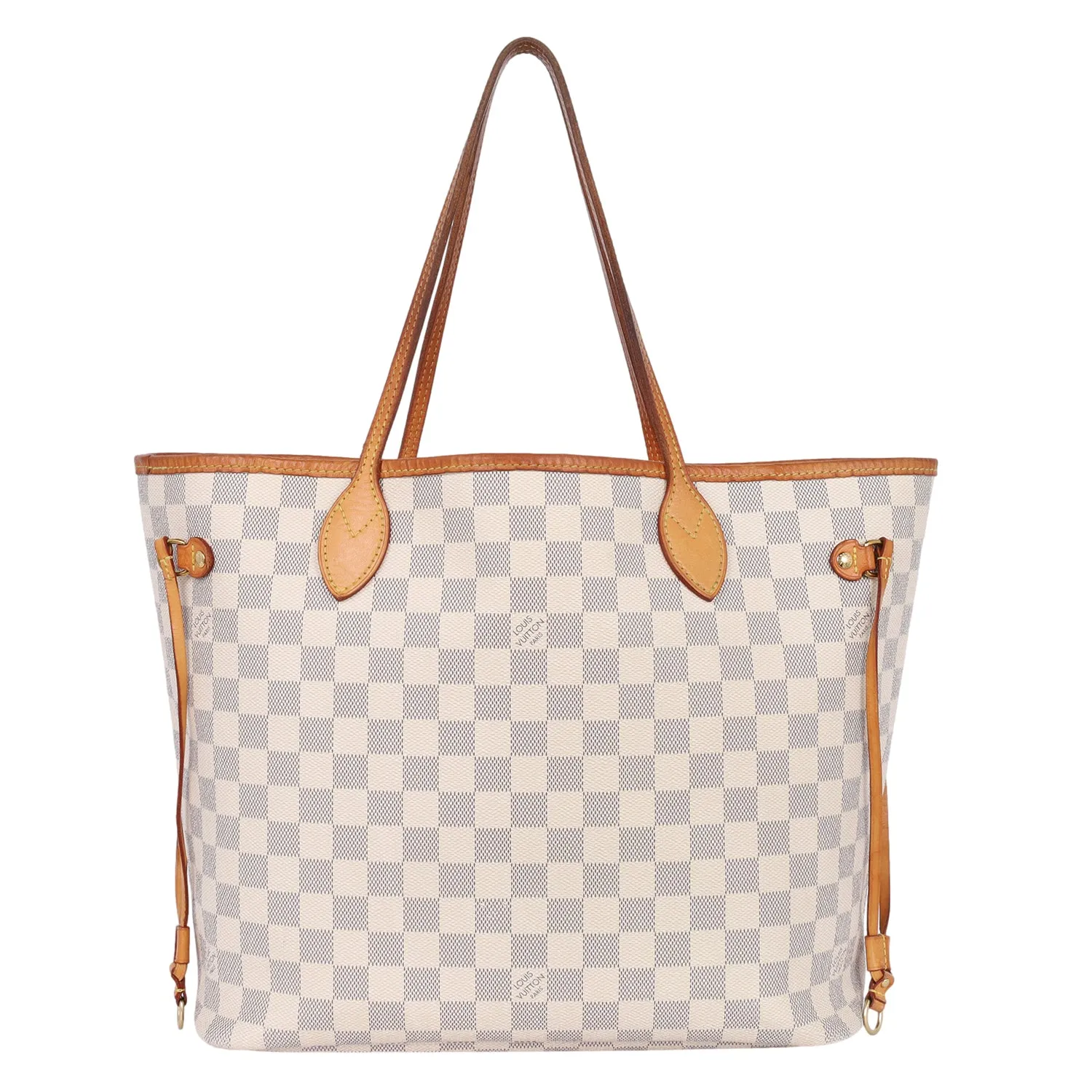 Damier Azur Canvas Neverfull MM Tote (Authentic Pre-owned)