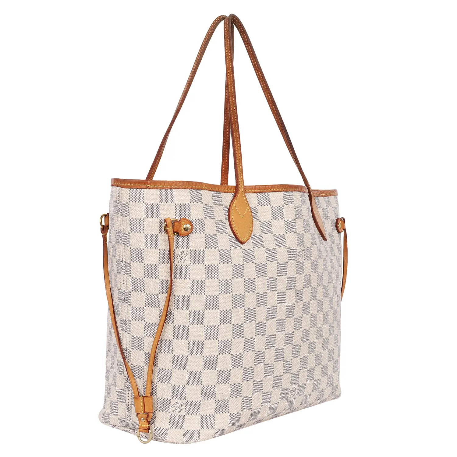 Damier Azur Canvas Neverfull MM Tote (Authentic Pre-owned)