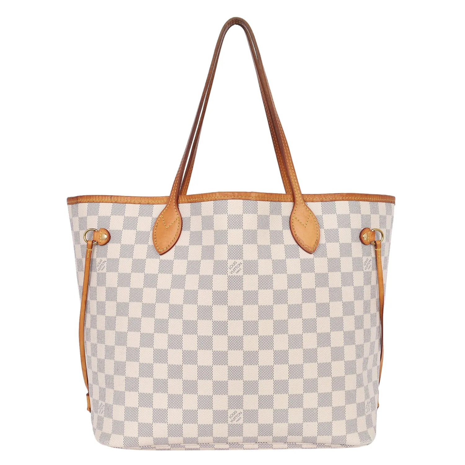 Damier Azur Canvas Neverfull MM Tote (Authentic Pre-owned)