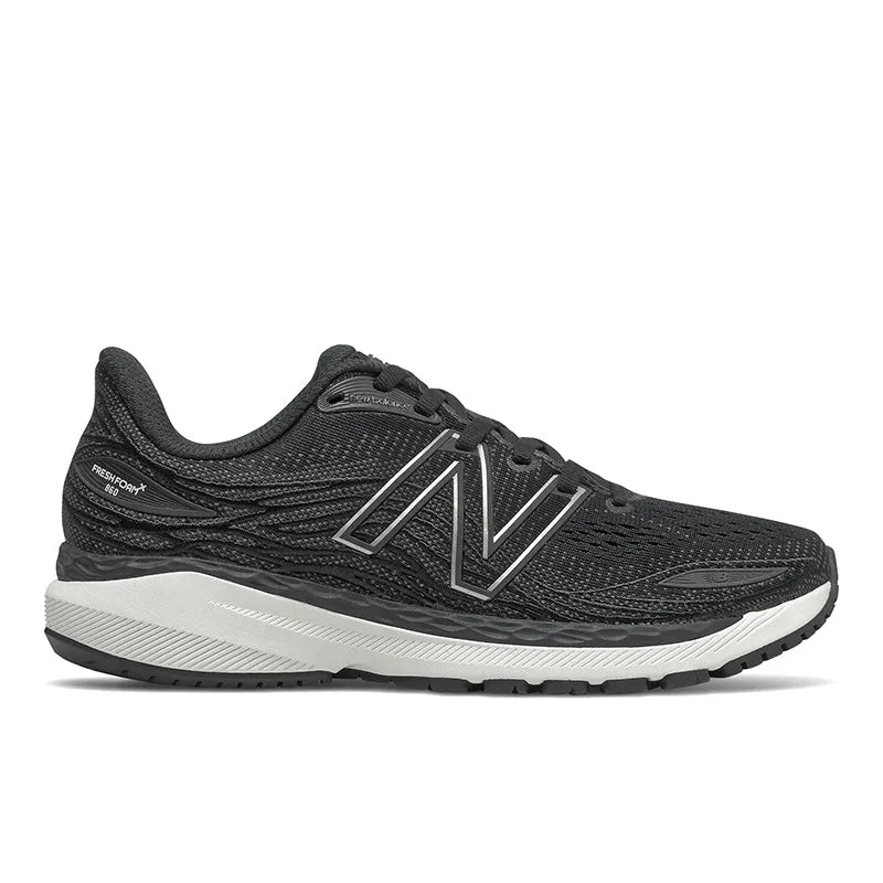 Fresh Foam X 860v12 - Black with White - Women's