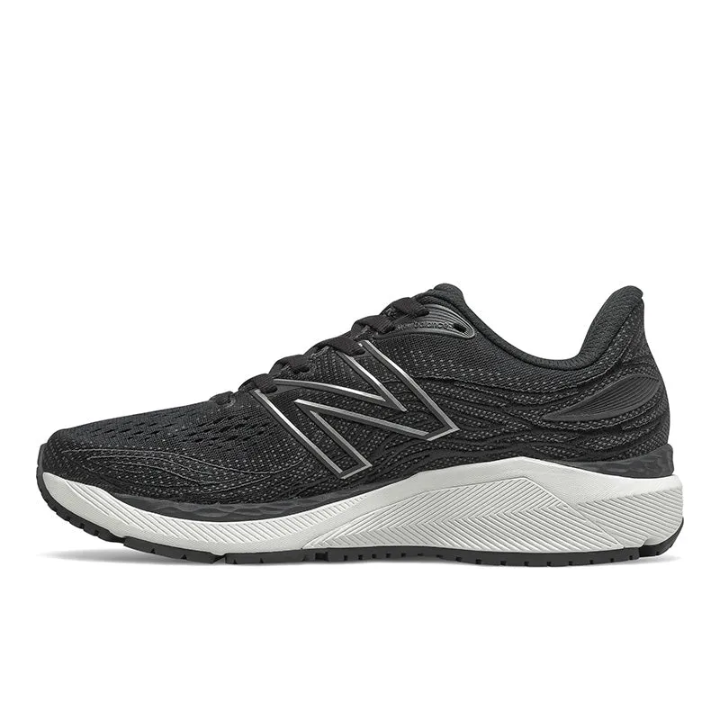 Fresh Foam X 860v12 - Black with White - Women's