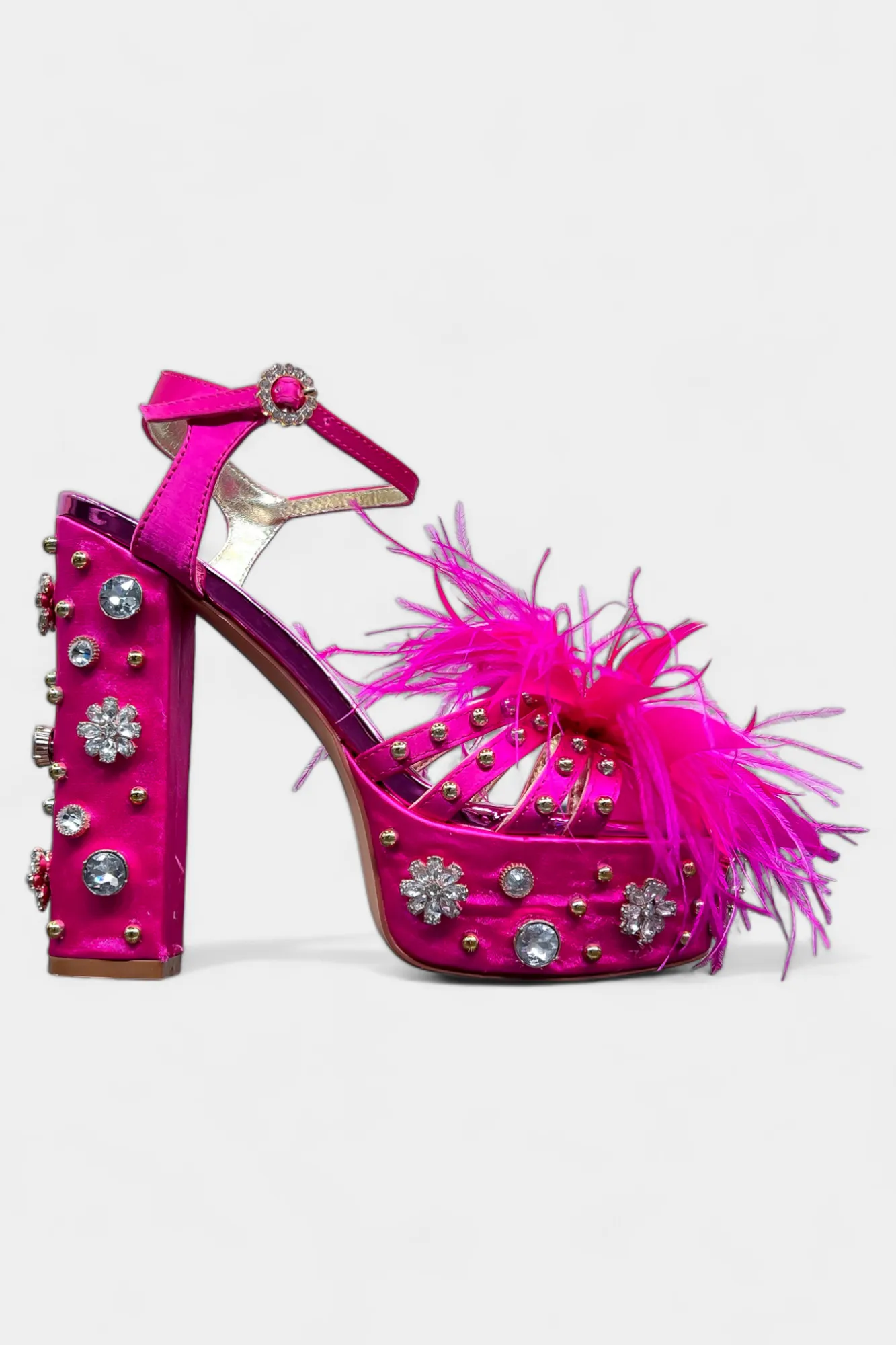 Fuchsia Kiki Platform Heels