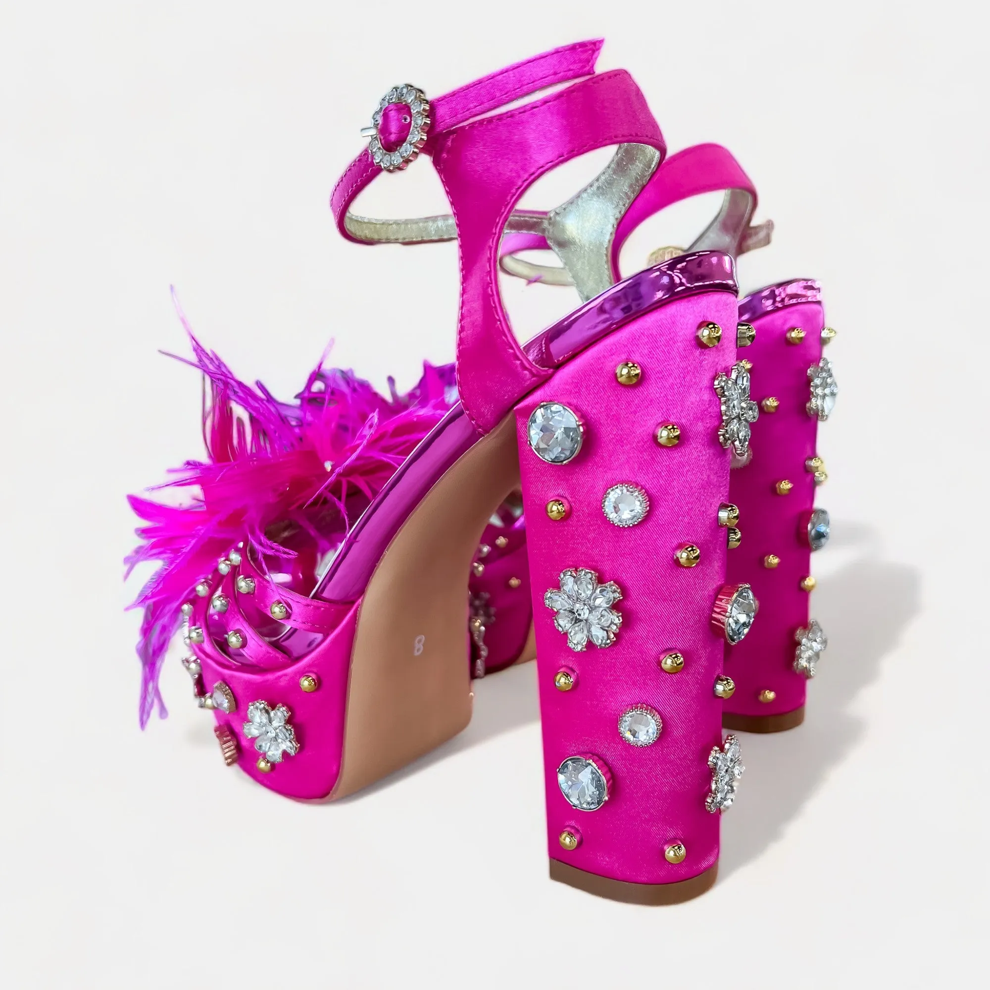 Fuchsia Kiki Platform Heels