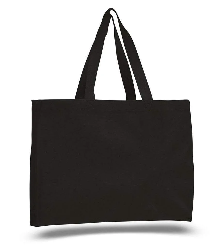 Full Gusset Heavy Cheap Canvas Tote Bags