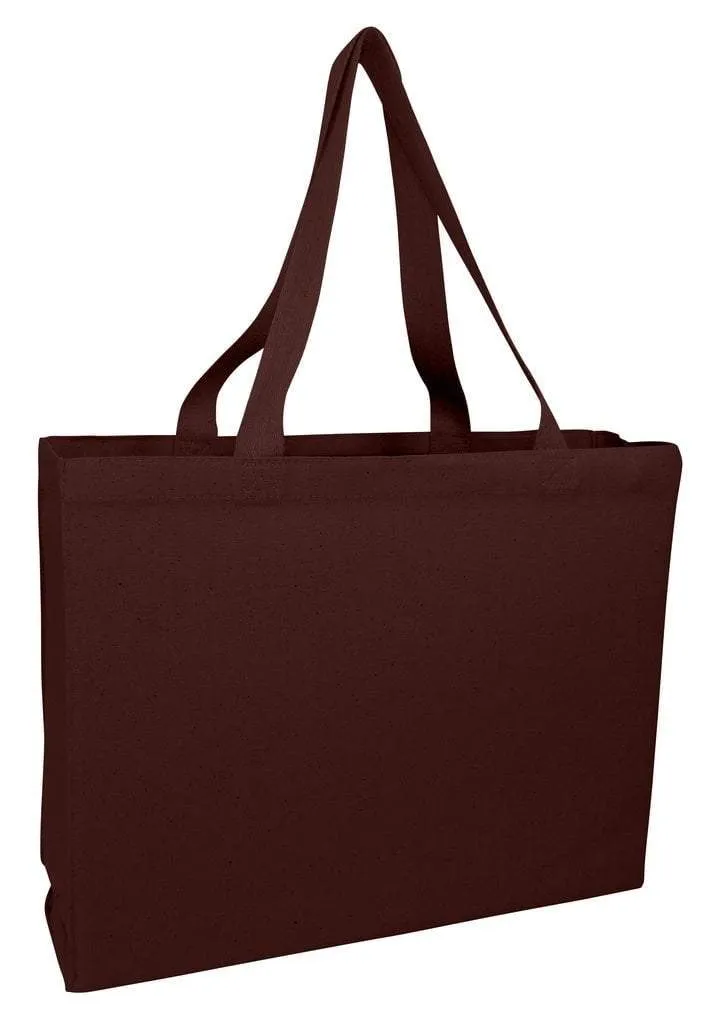 Full Gusset Heavy Cheap Canvas Tote Bags