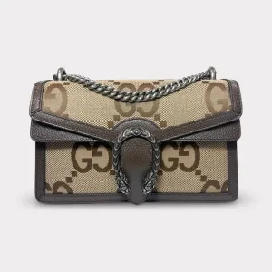 Gucci Dionysus Canvas Mini Cross Body Bag For Women (Dark brown)