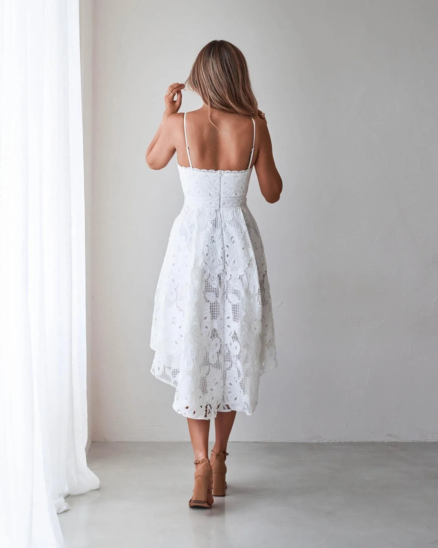 Hadara Dress-White