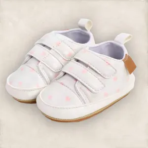 Heart Sneakers Shoes - White