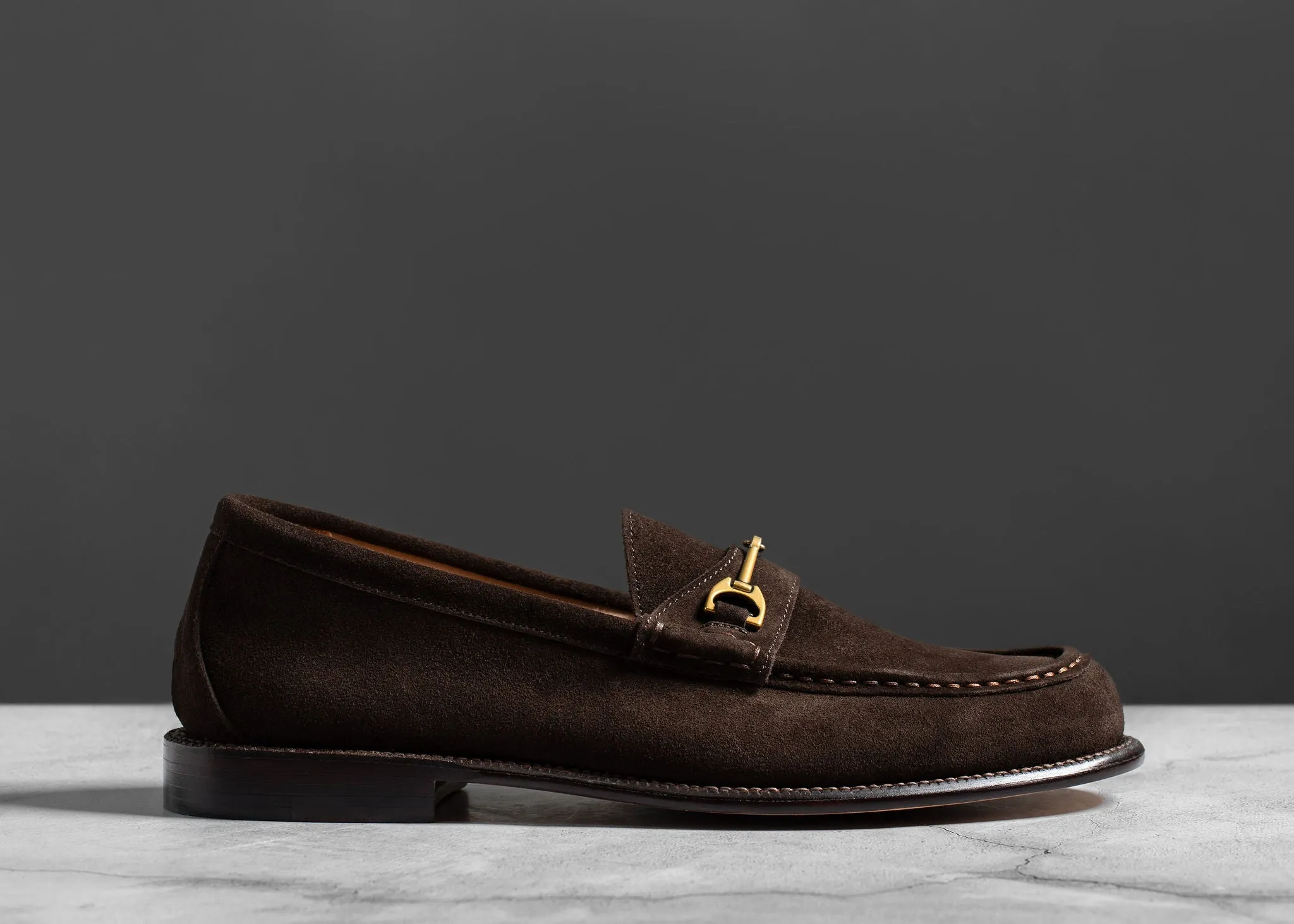 Horsebit Loafer Espresso Suede