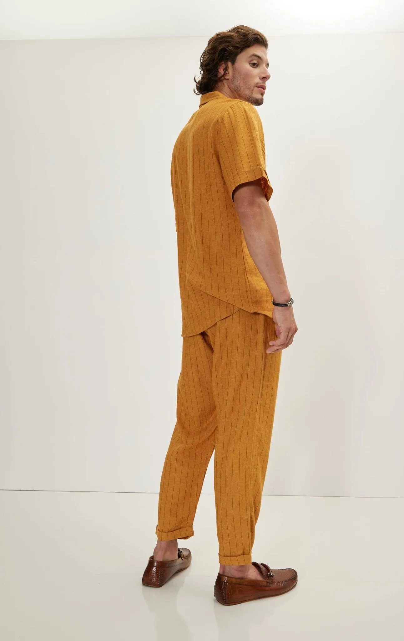 Linen Shirt - Mustard