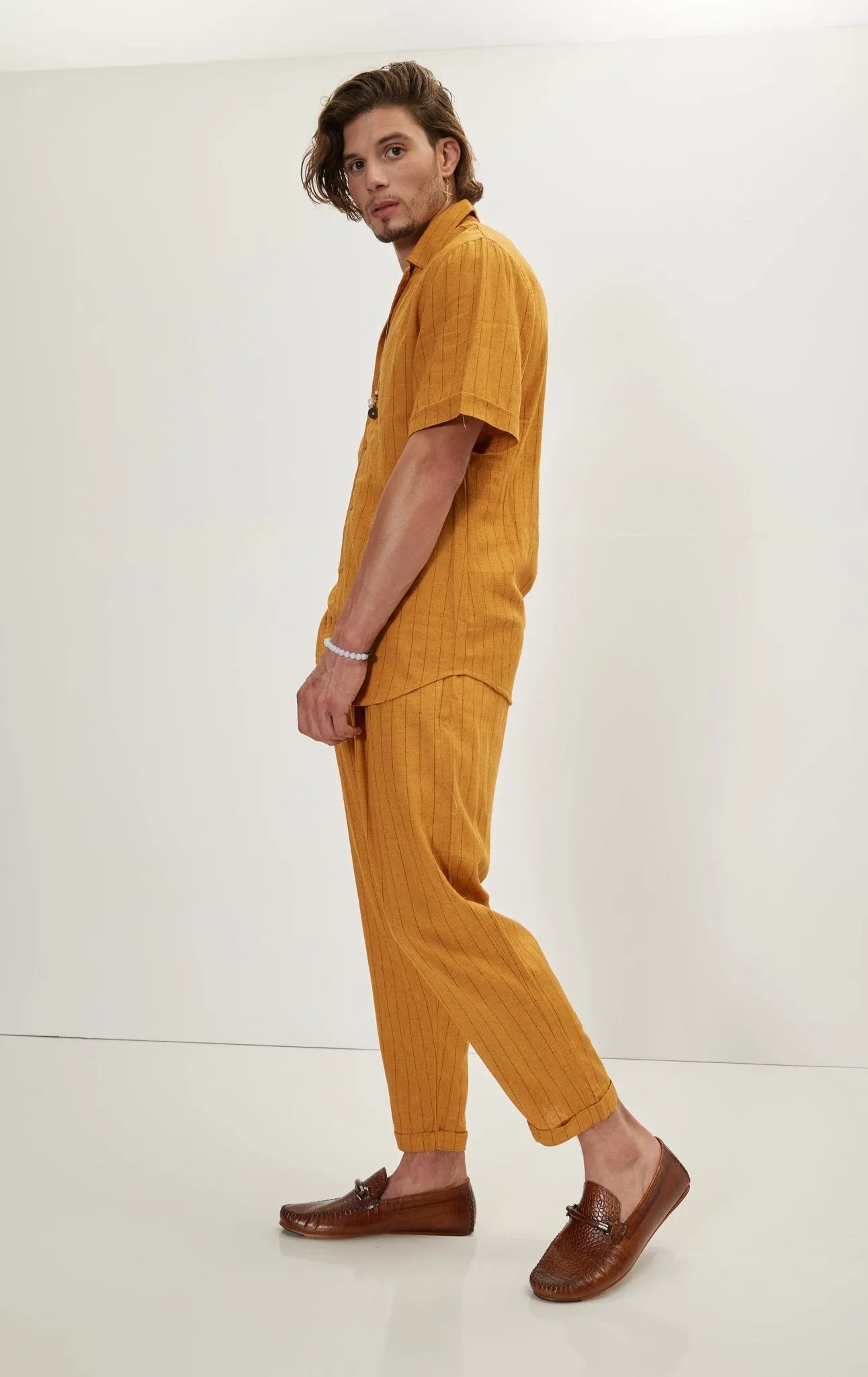 Linen Shirt - Mustard