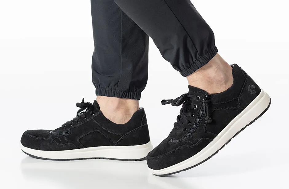 Men's Black Suede BILLY Comfort Joggers