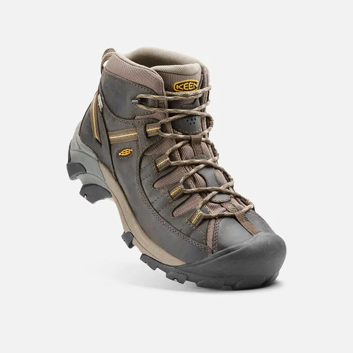 Men's Targhee II Mid Waterproof Black Olive Yellow