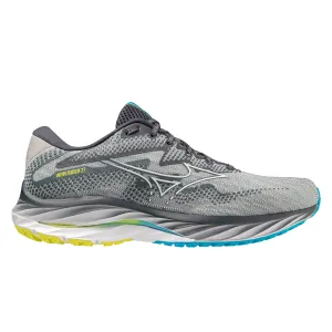 Mizuno Wave Rider 27 Mens | Pblue/white/bolt2neon