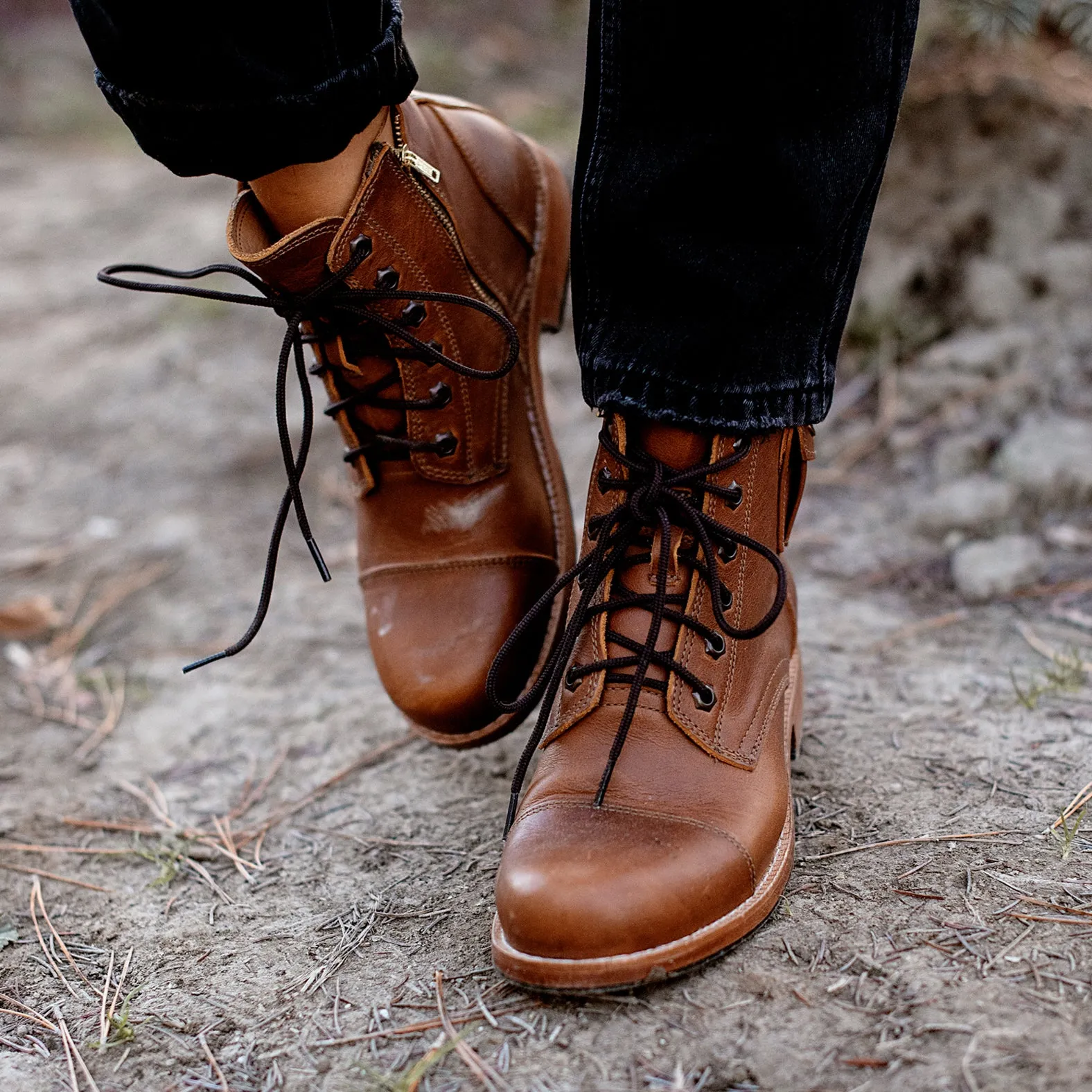 MK211285 - Heritage Luxe Boots Brown [Women's Leather Boots]