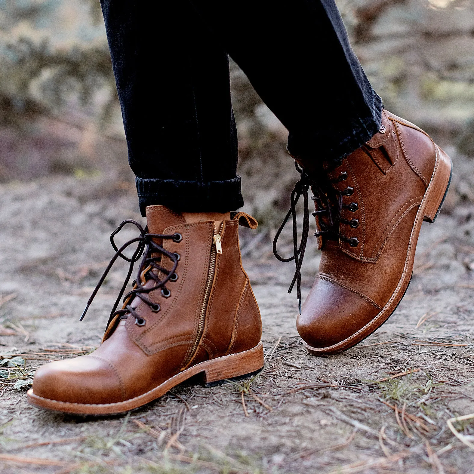 MK211285 - Heritage Luxe Boots Brown [Women's Leather Boots]