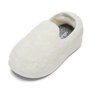 Smallbirds Wool Loungers - Little Kids - Natural White Fluffs (Natural White)